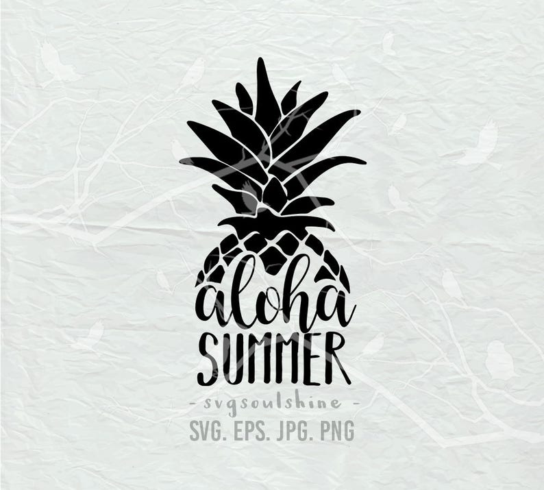 Download Aloha Summer SVG File Aloha SVG Silhouette Cut Machine ...