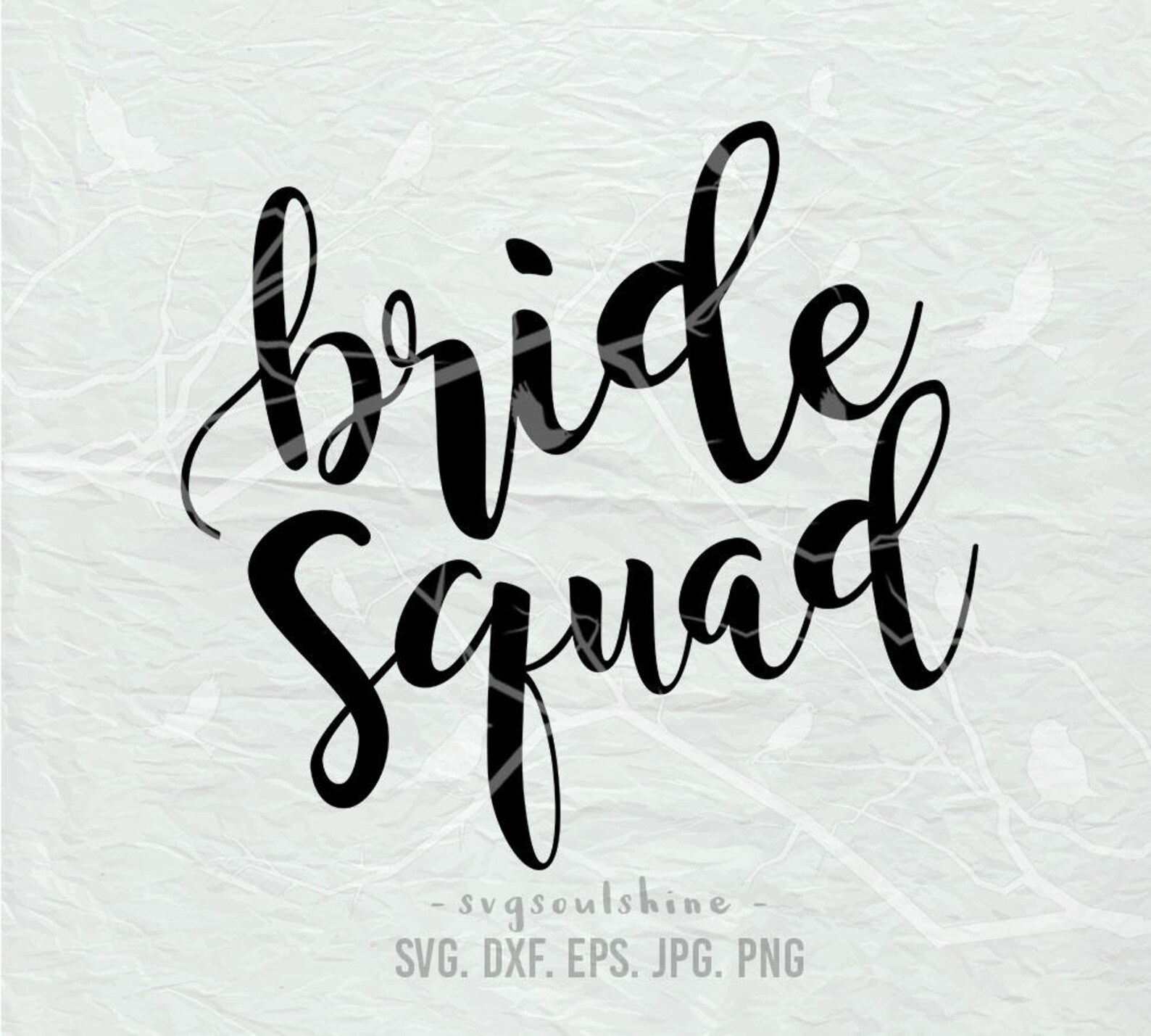 bride squad sliders