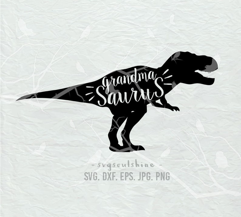 Download Grandma Saurus SVG dinosaur Grandma File Silhouette Cut ...