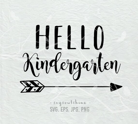 Free Free 167 Hello Kindergarten Svg SVG PNG EPS DXF File
