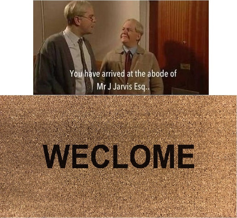 WECLOME From Still Game 70 x 40cm Internal Coir Door Mat Etsy
