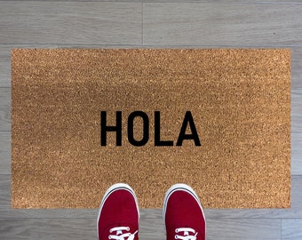 Free Gift with Purchase L23.6X15.7W SENL Personalize Hola Custom Doormat