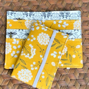 Cartera para té, regalo para amantes del té, soporte para bolsitas de té con forma de diente de león y abejorros, estuche para bolsitas de té, regalo de fiesta por menos de 10 dólares, regalo para compañeros de trabajo.