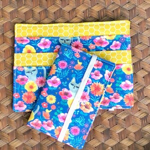 Cartera de té Regalo de amante del té Amante de los gatos en azul Titular de la bolsa de té Caja de la bolsa de té Regalo del favor de la fiesta Menos de 10 Regalo del compañero de trabajo