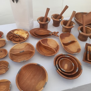 Rustic wooden bowls, wooden bowl set, Rustic bowl set, Housewarming gift,  Chef gift, wooden kitchen gifts, Christmas gift idea, Mom gift