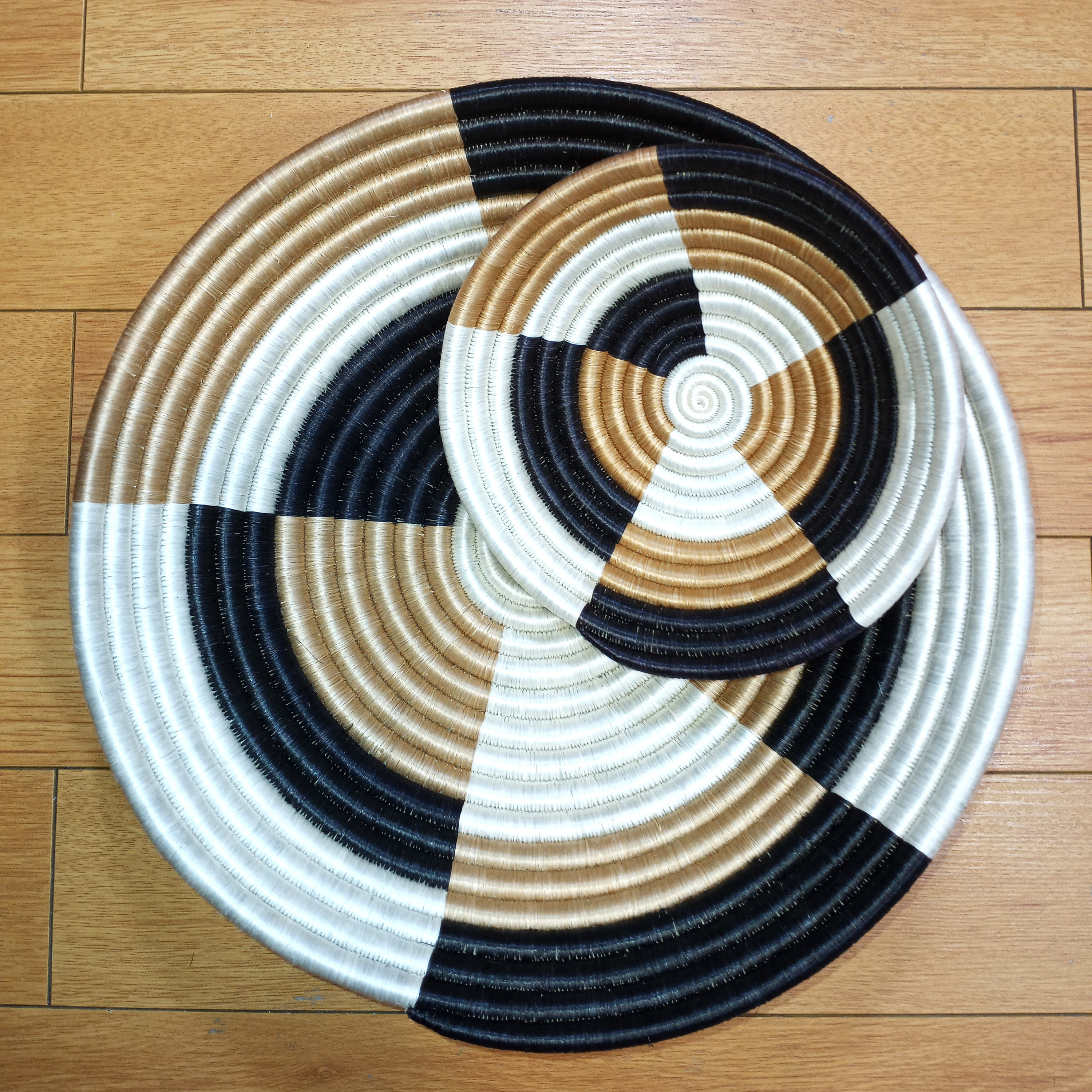 Baskets for wall decor woven wall baskets woven wall | Etsy