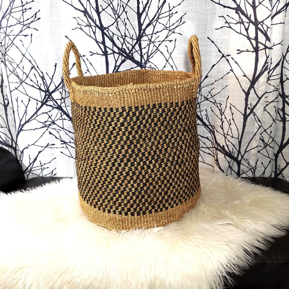 Storage Baskets Large Round Storage Baskets Woven Baskets Etsy