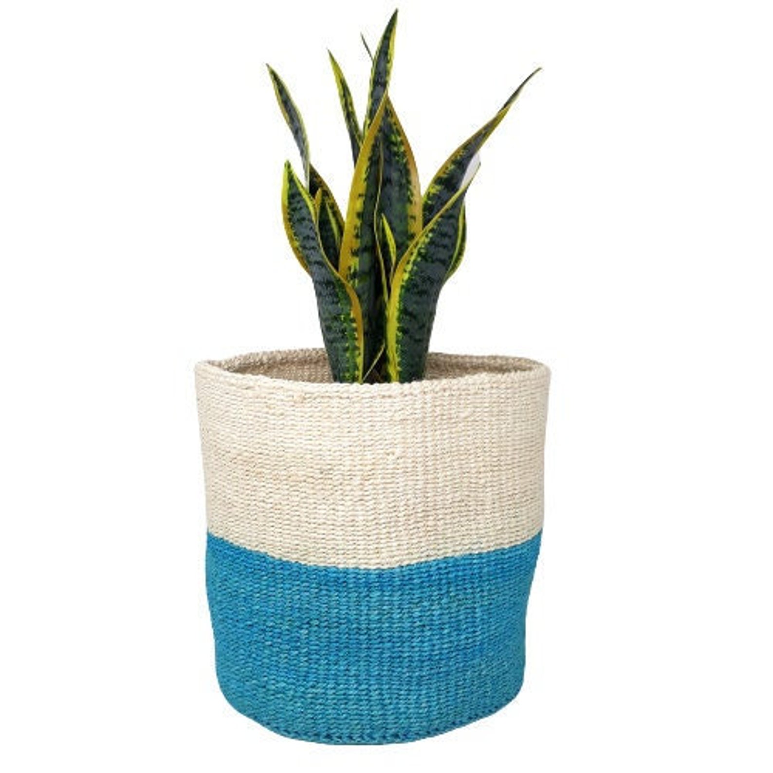Woven Plant Basket Woven Storage Basket Plant Pot Basket Etsy