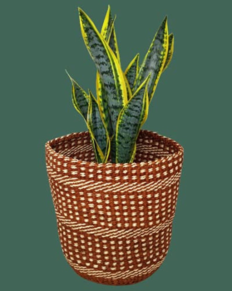 Woven Baskets for Plants Basket Storage Basket Planter Etsy