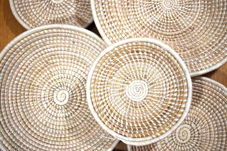 Woven Wall Basket Wall Hanging Baskets Basket Wall Decor Etsy Canada