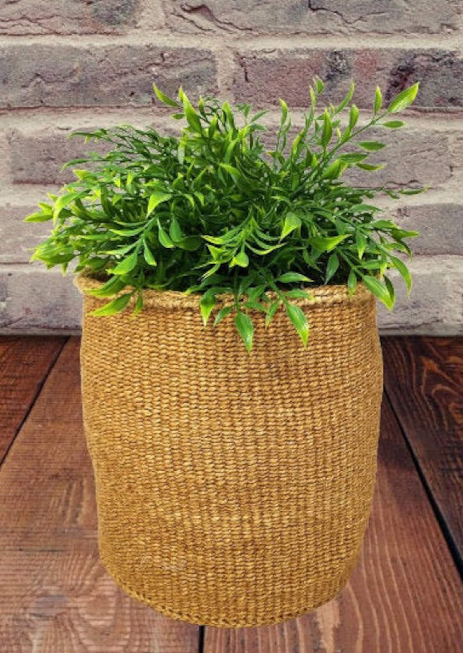 Woven Storage Basket Basket Planter African Storage Basket Etsy