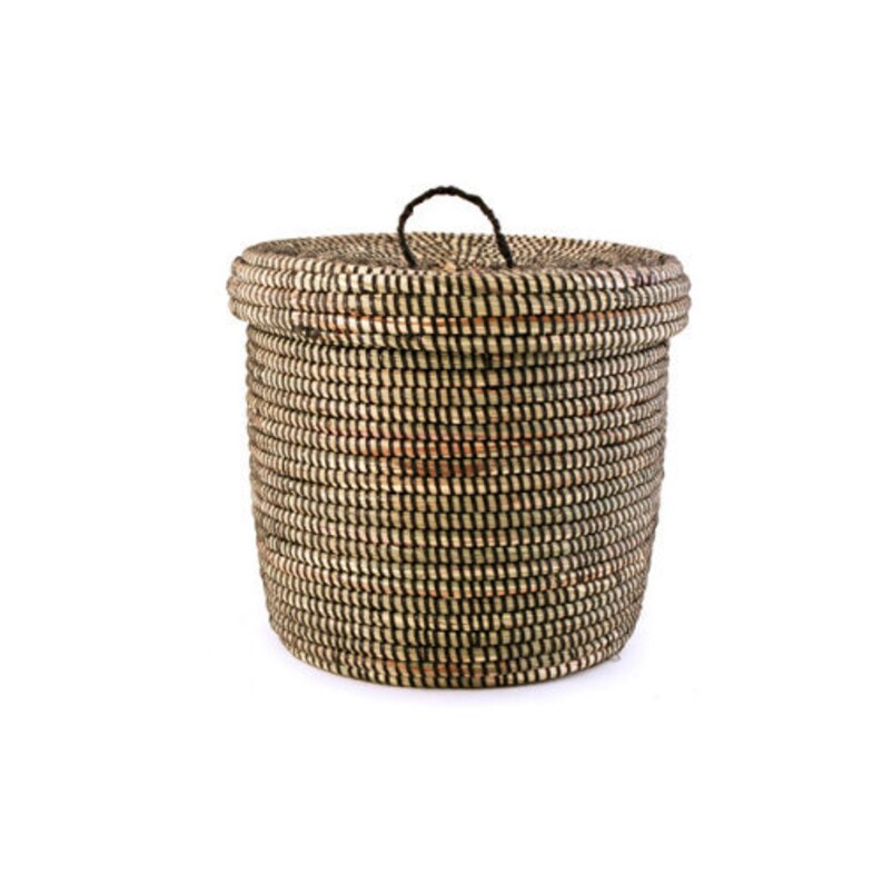 Lidded Basket Baskets With Lids Basket Storage Woven Basket Etsy