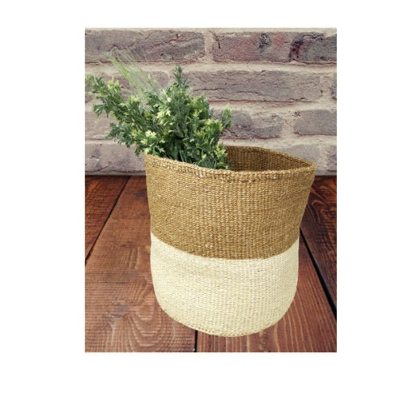 Large planter basket Large baskets for plants Baskets for Etsy