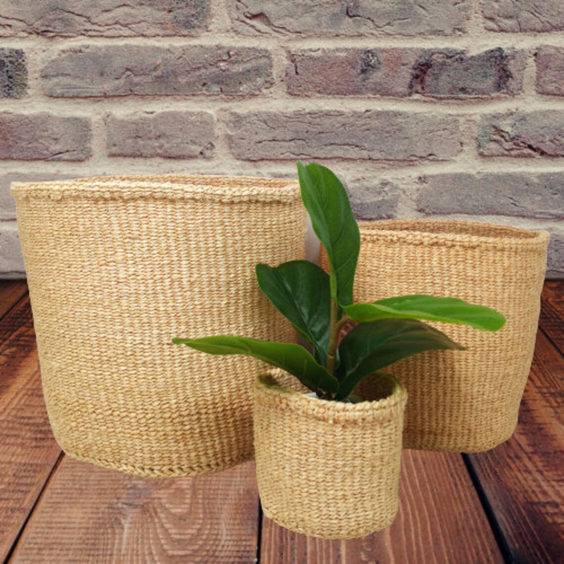 Woven planters Handmade planter Baskets for plant basket Etsy