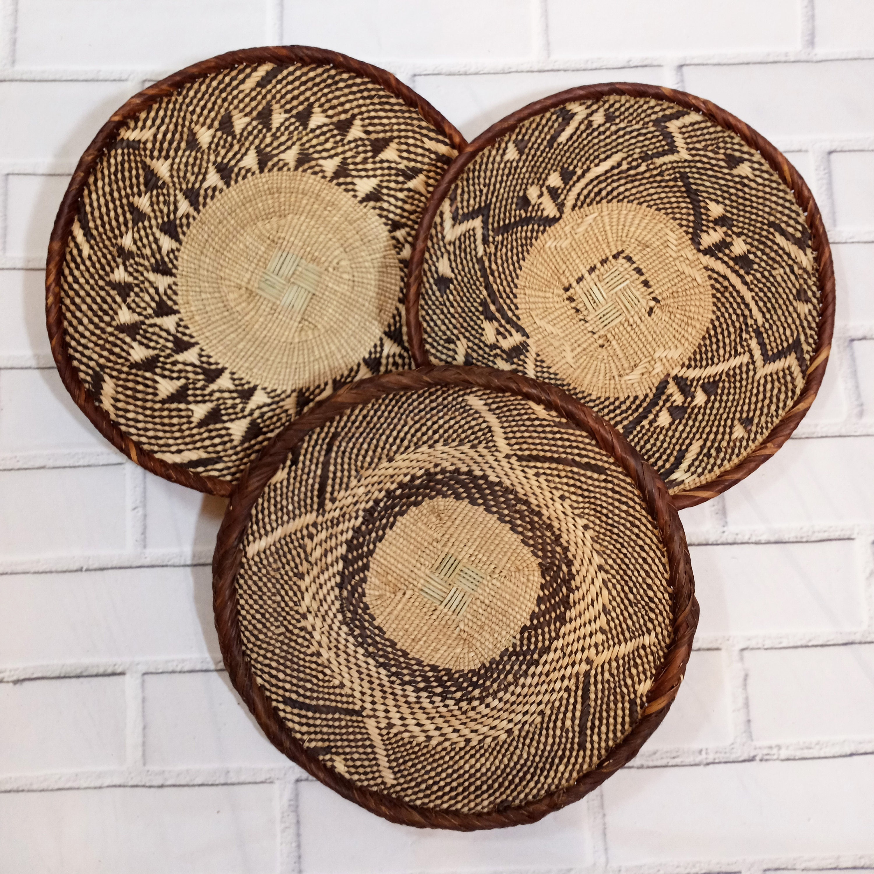 Tonga Baskets African Wall Basket Woven Wall Baskets Binga Etsy