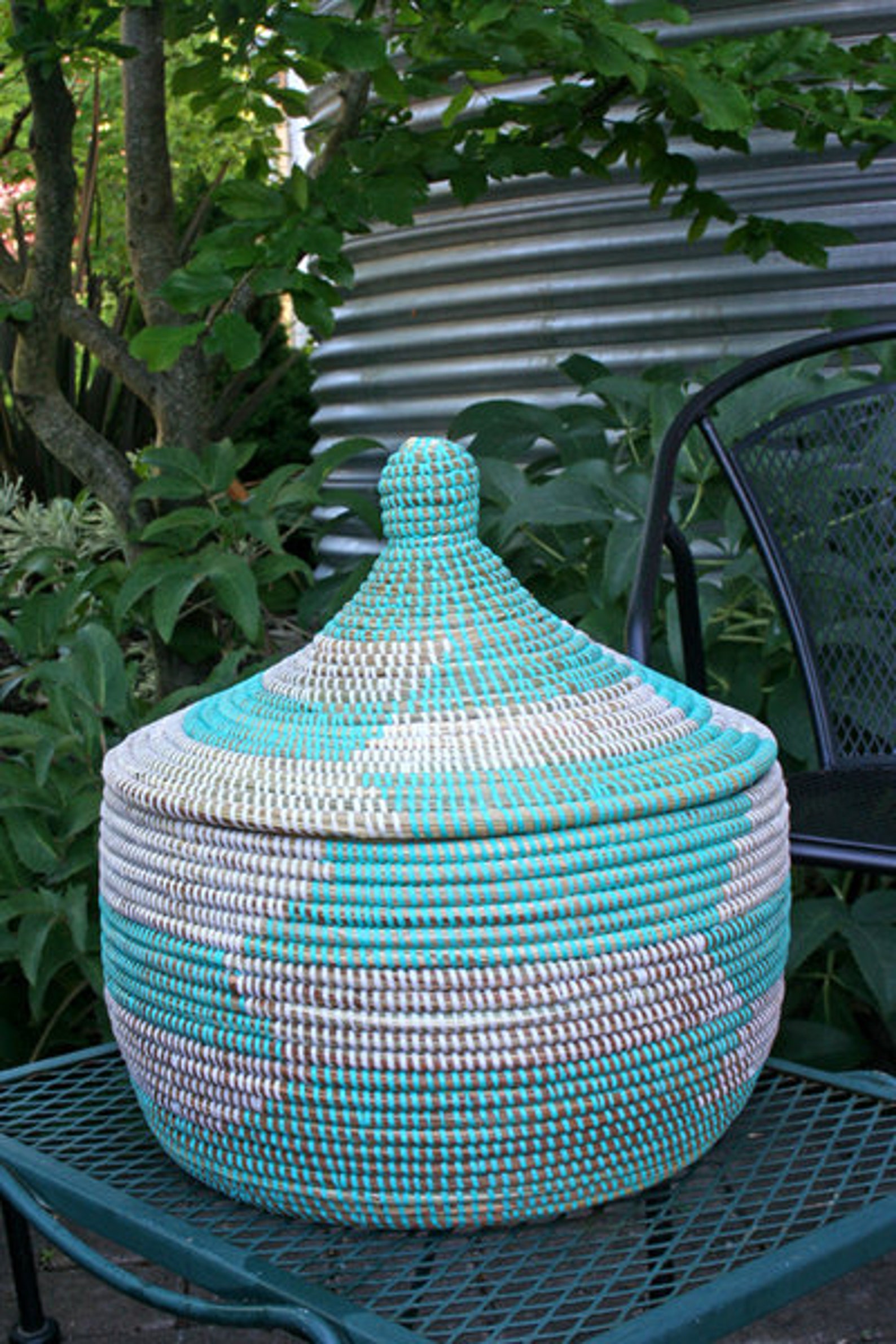 Large Storage Basket Baskets With Lids Basket Storage Woven Etsy