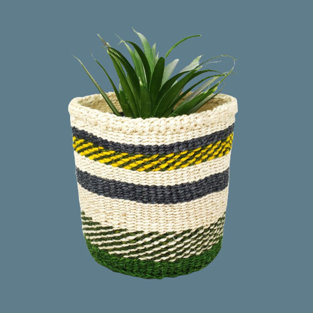 Small Plant Basket, Woven Basket, Plant Pot Cover, Basket for Plant, Basket Planter, Woven