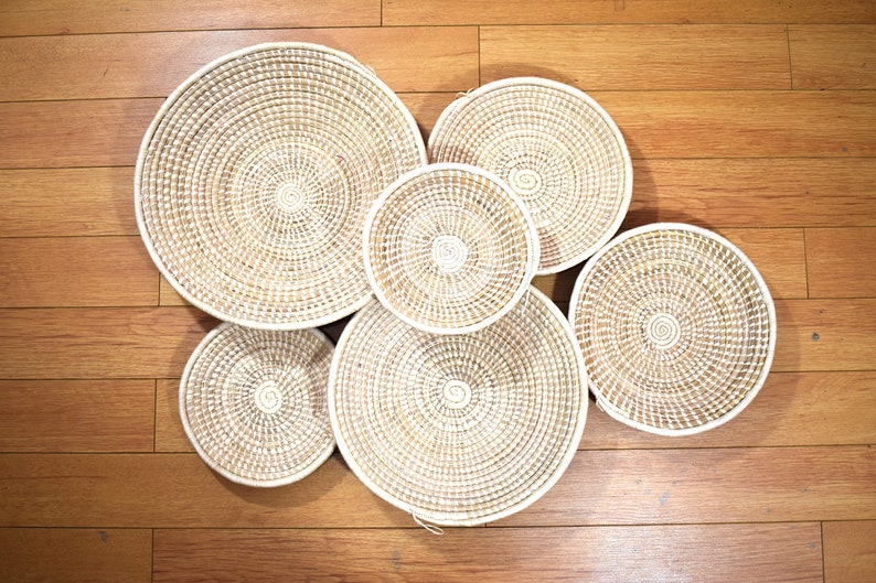 Woven Wall Basket Wall Hanging Baskets Basket Wall Decor Etsy Canada