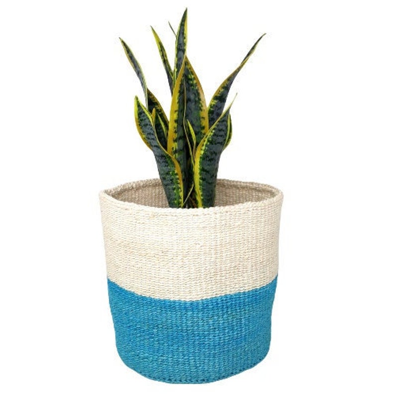 Woven Plant Basket Woven Storage Basket Plant Pot Basket Etsy