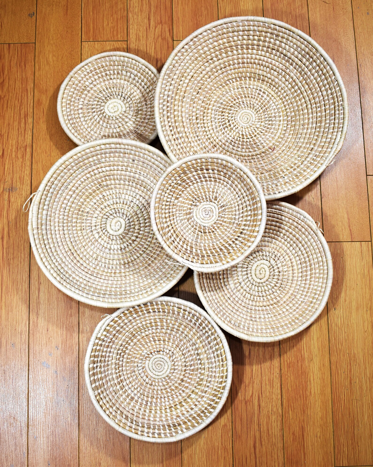Woven Wall Basket Wall Hanging Baskets Basket Wall Decor | Etsy