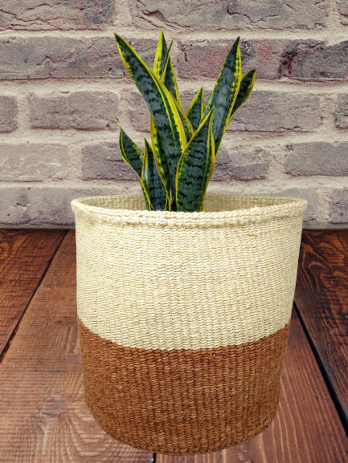 Baskets for plants Woven planters woven basket storage Etsy