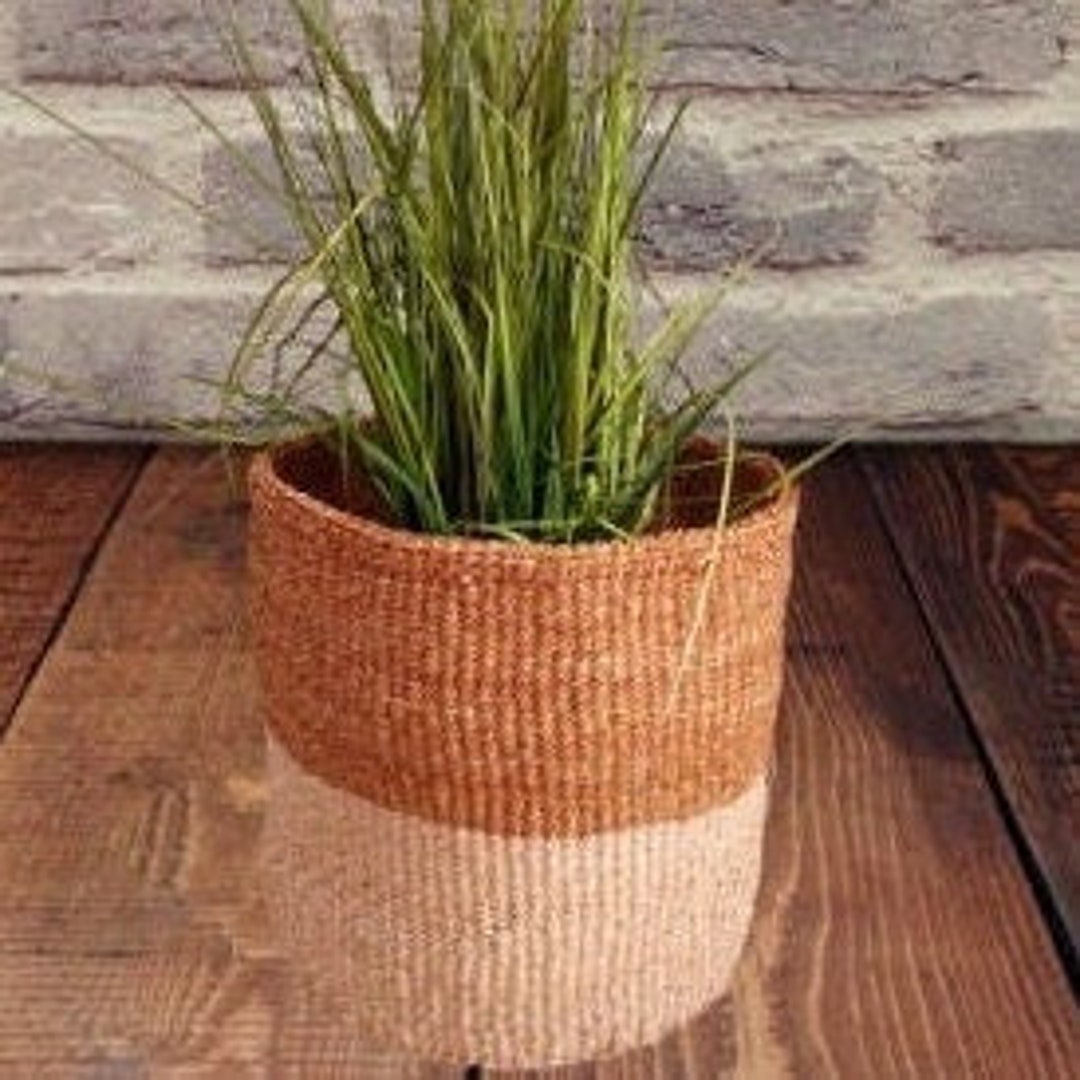 Baskets for Plants, Woven Plant Baskets, Woven African Baskets, Woven Baskets, Gift for Mom ...