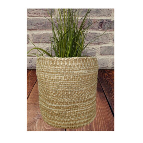 Baskets for Plants Woven Planters Woven Basket Storage Etsy