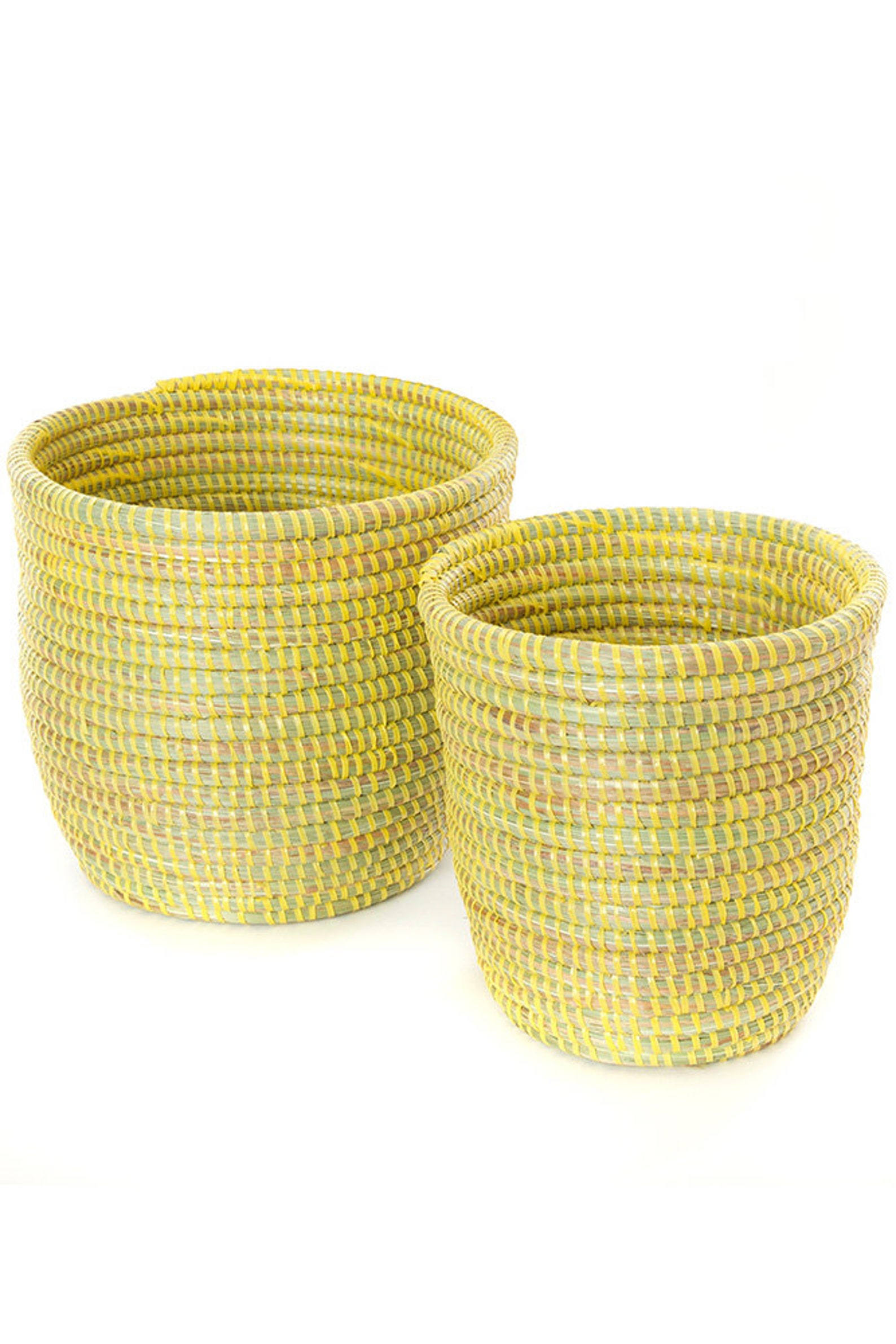 Conjuntos de cestas tejidas cestas de almacenamiento | Etsy
