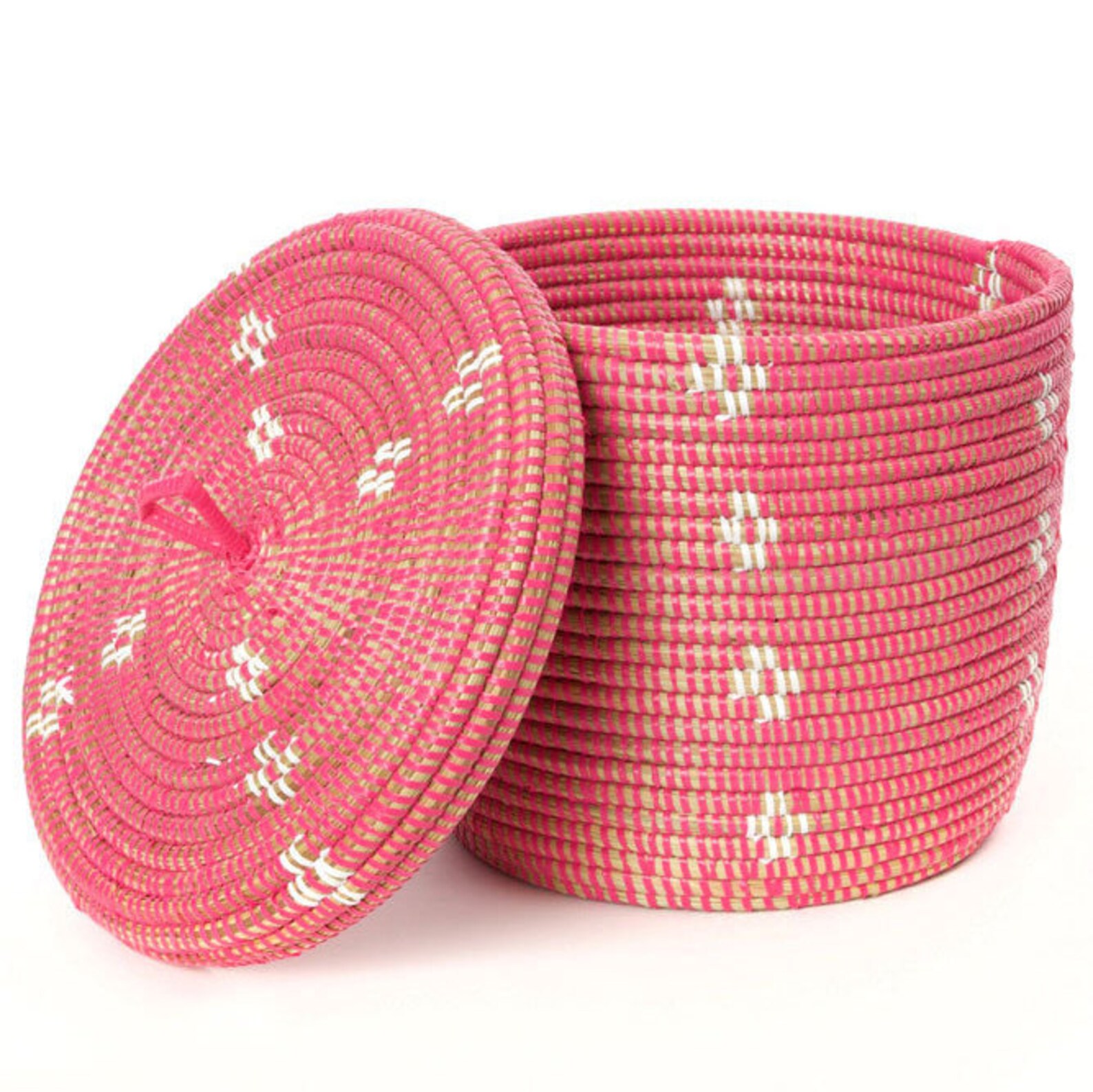 Lidded basket basket with cover woven storage basket Basket Etsy