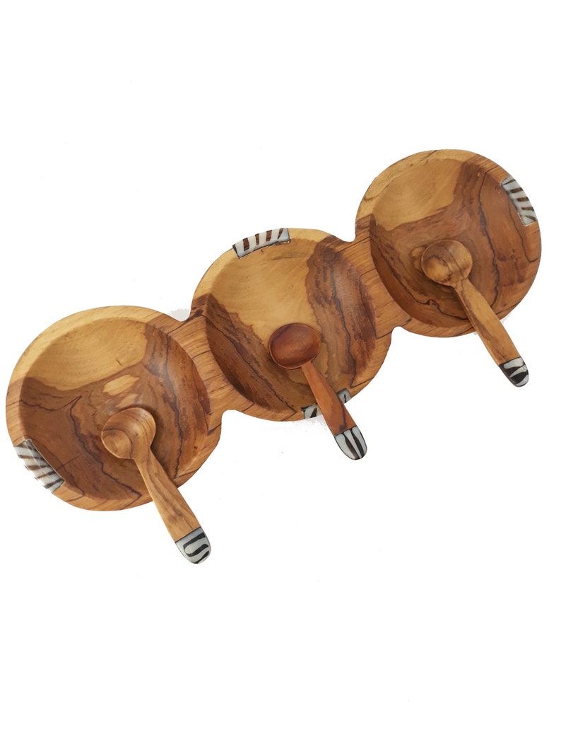 Divided Snack Bowl Wooden Snack Bowl Small Wooden Dish Wood Etsy