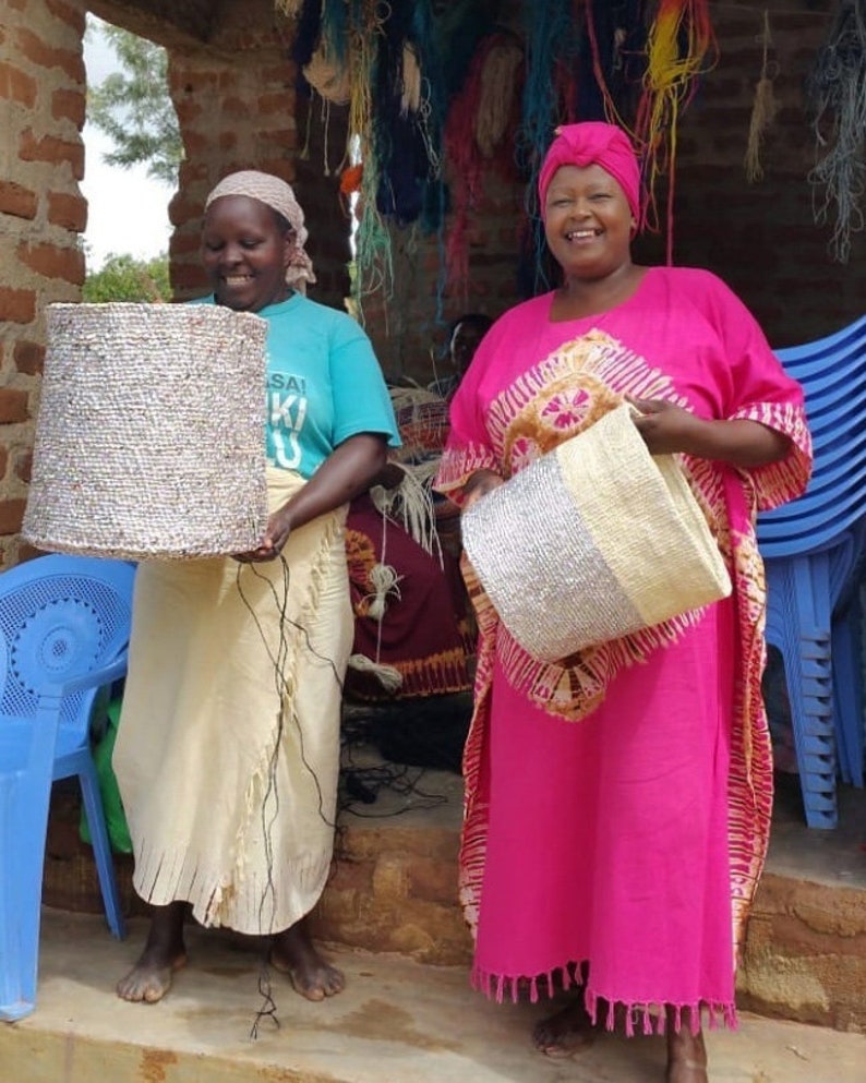 Unique Planter Baskets African Woven Basket Plant Basket Etsy