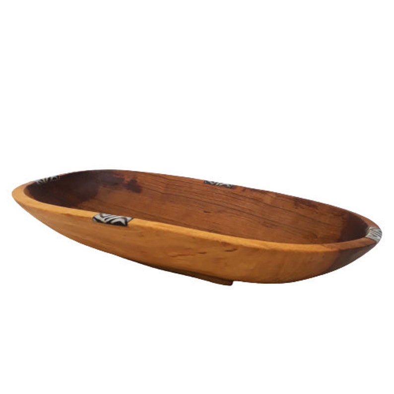 Long wooden bowl wooden dough bowls wooden bowl long Etsy