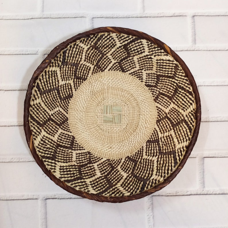 Tonga Baskets African Wall Basket Woven Wall Baskets Wall Etsy