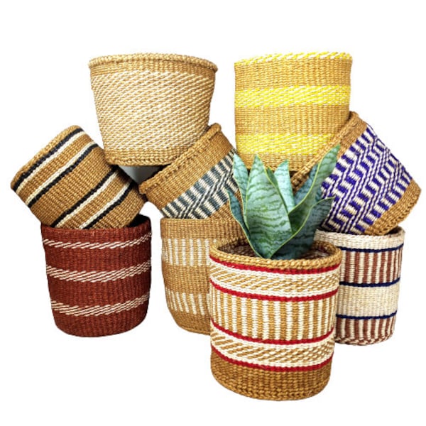 Woven Baskets Etsy