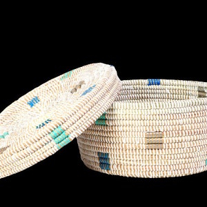 Baskets with lids, basket storage, woven Lidded baskets, African woven storage basket with lid, woven hamper storage, boho storage baskets