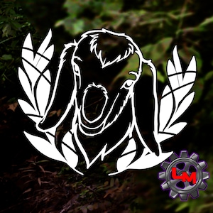 Goat Laurel Wreath Decal | Goat Decal | Nubian Decal | Milk Goats | Dairy Goats | Farm Animal Decal | Livestock Decal | Farm| Goat Mom