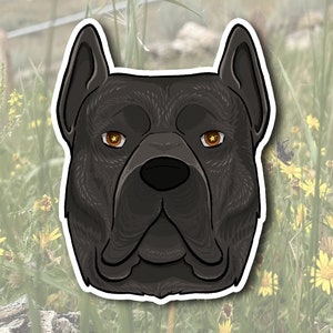 Cane Corso Dog Waterproof Sticker | Cane Corso Dog Sticker | Dog Vinyl Sticker for Car Tumbler Laptop