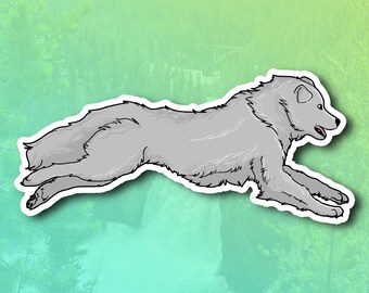 Great Pyrenees Waterproof Vinyl Sticker | Dog Laptop Decal