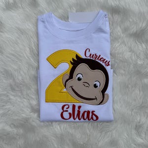 Curious George Boys Birthday Outfit Set