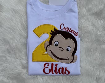 Curious George Boys Birthday Outfit Set