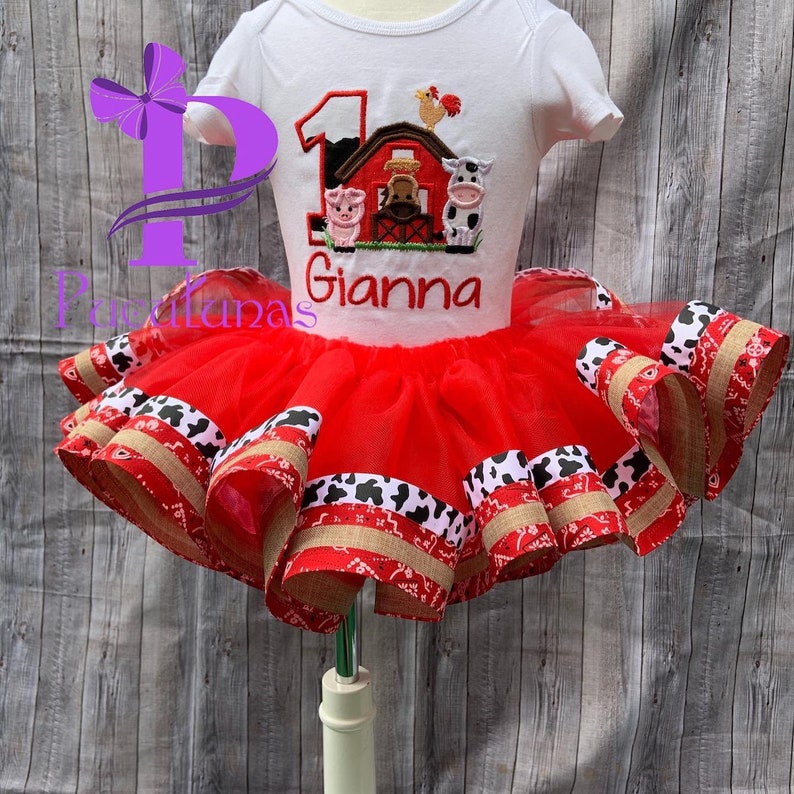 Farm Tutu Farm Birthday Farm Set Animal Farm