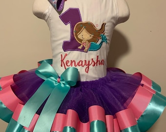 Mermaid - Mermaid Tutu - Mermaid Corset - Mermaid Outfit