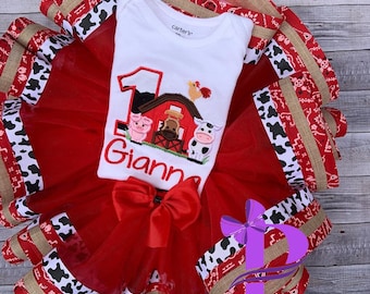 Farm Tutu - Farm Set - Farm Birthday - Animal Farm