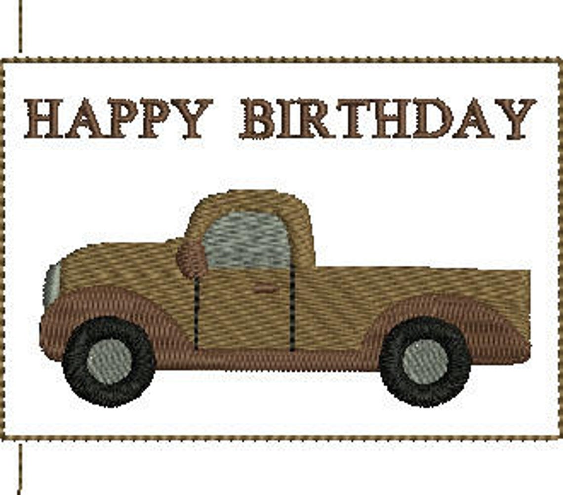 ITH Vintage Truck Gift Card Holder Birthday Gift Card Holder Etsy