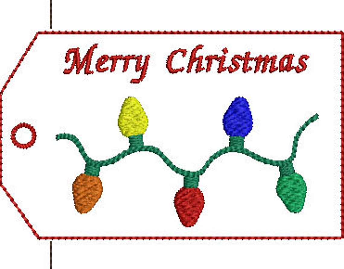 ITH Christmas Lights Card Holder Christmas Gift Card Holder Etsy