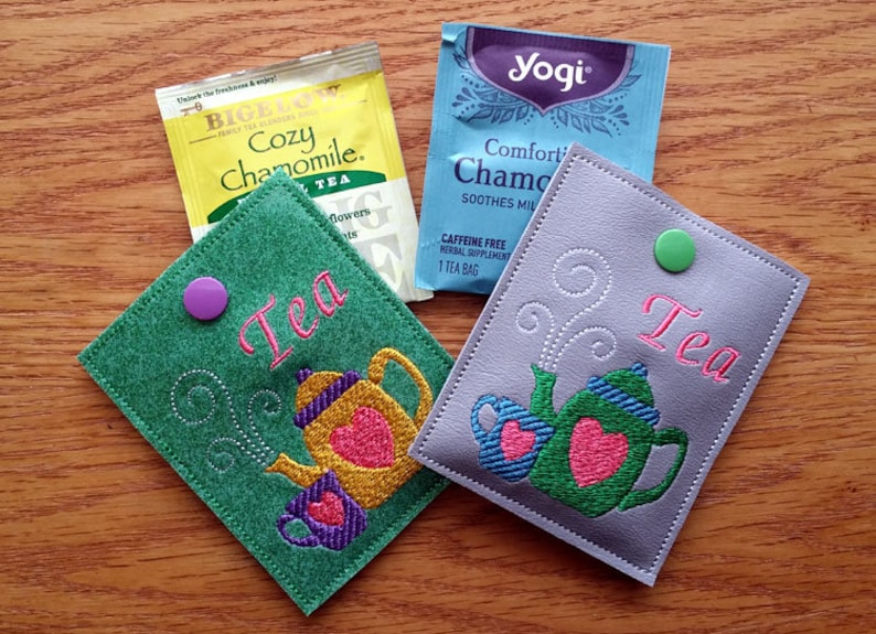 ITH Teapot Small Tea Bag Holder Small Tea Bag Wallet Teapot Etsy