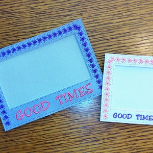 ITH Good Times Picture Frames - in the Hoop Picture Frame - Fun Frame ...