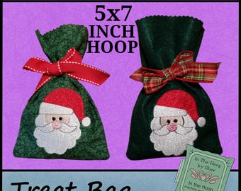 ITH Julklappspåse, Julklappspåse, Julklappspåse, Julmaskinbroderi, Julbroderi - DIGITAL FIL