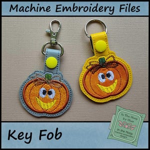 ITH Kürbis Anhänger, Halloween Schlüsselanhänger, Halloween Taschenanhänger, Halloween Maschinenstickerei, Halloween Stickerei, DIGITALE DATEI