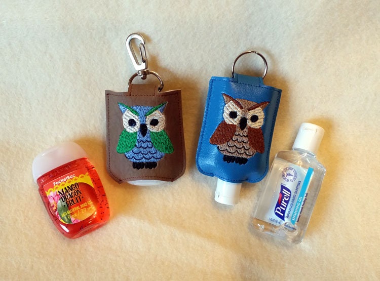 ITH Howard the Owl Hand Sanitizer Holder Purell Holder Etsy